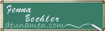 Fenna Bechler Visitenkarte